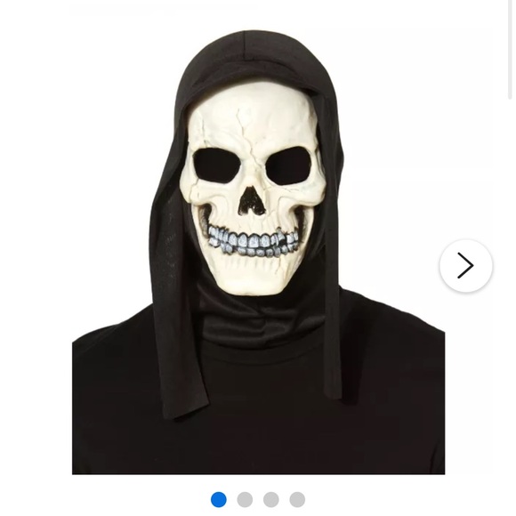 Glow in the Dark Skull Full Mask - Picture 2 of 4